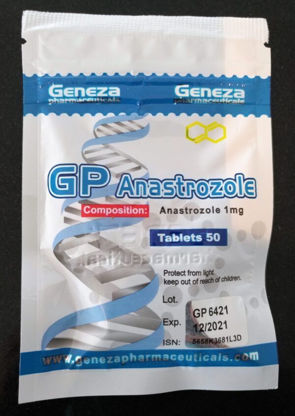 GP ANASTROZOLE 1mg 50 tabs (Geneza Pharma)
