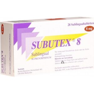 Buy Subutex 28x 8mg online