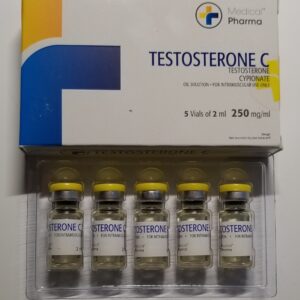 TESTOSTERONE C 250mg x 2ml 5amps *Medical Pharma*