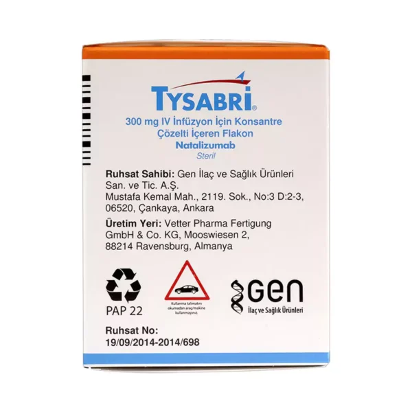 TYSABRI® 300 MG 15mL vial Non-English - Image 4